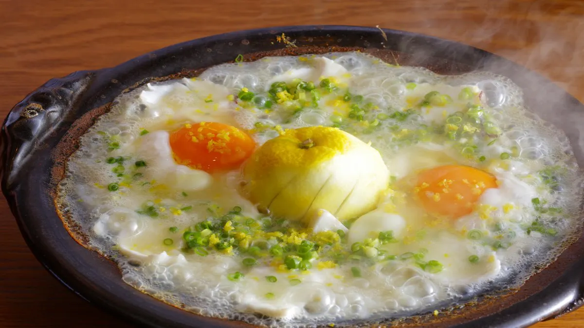 Abalone and Yuzu Rice Porridge Set Meal
