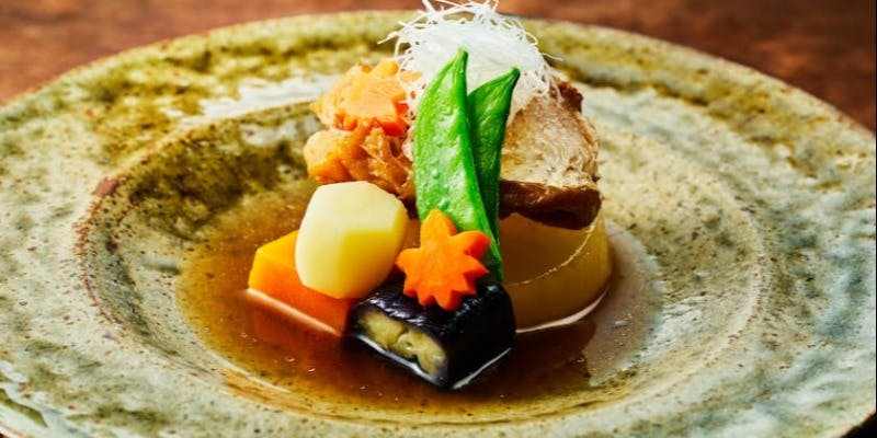 【10/１～12/11】月宵套餐｜享用品牌豬的西京漬與秋鮭釜炊飯的和風午餐