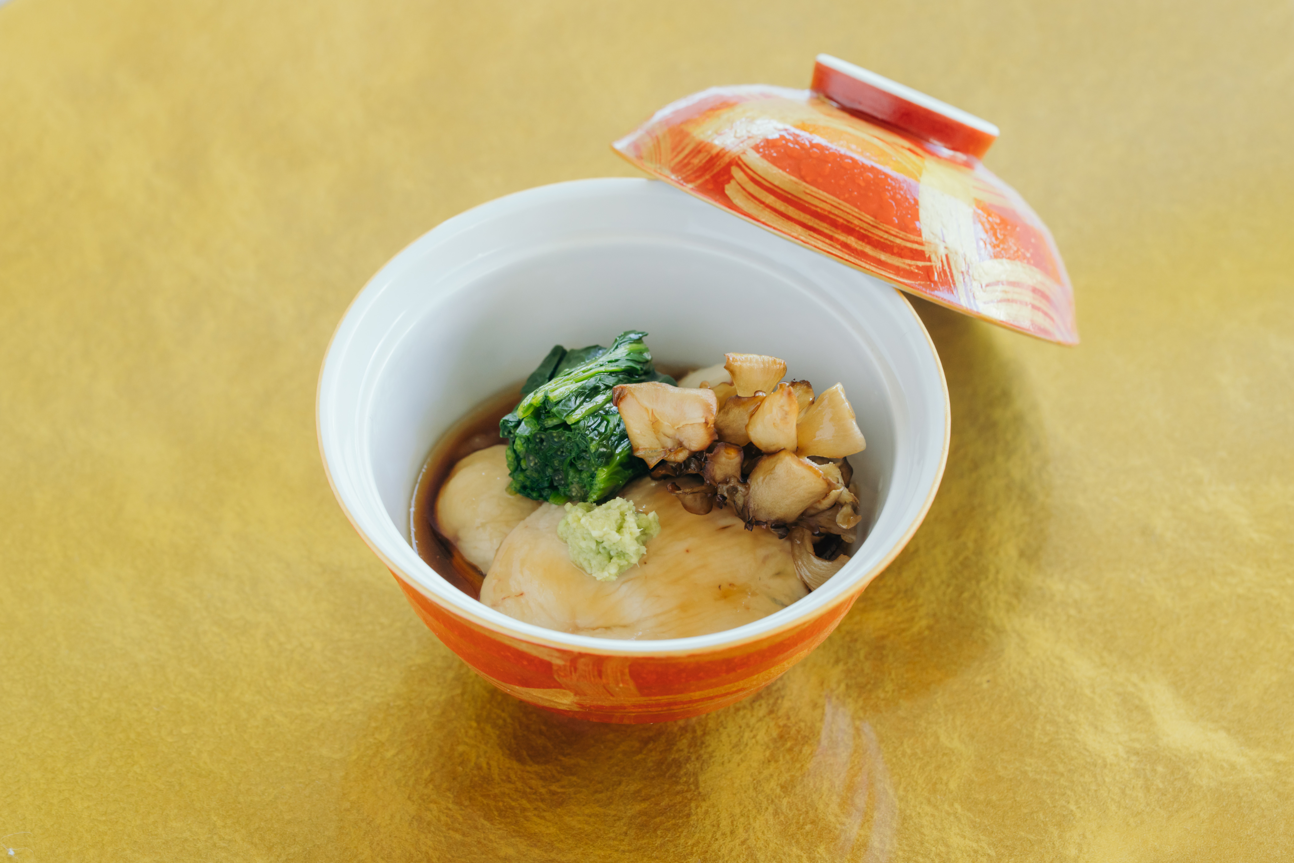 【8月・9月】雪套餐｜享用奧丹波雞與京式部釜炊飯的和風午餐