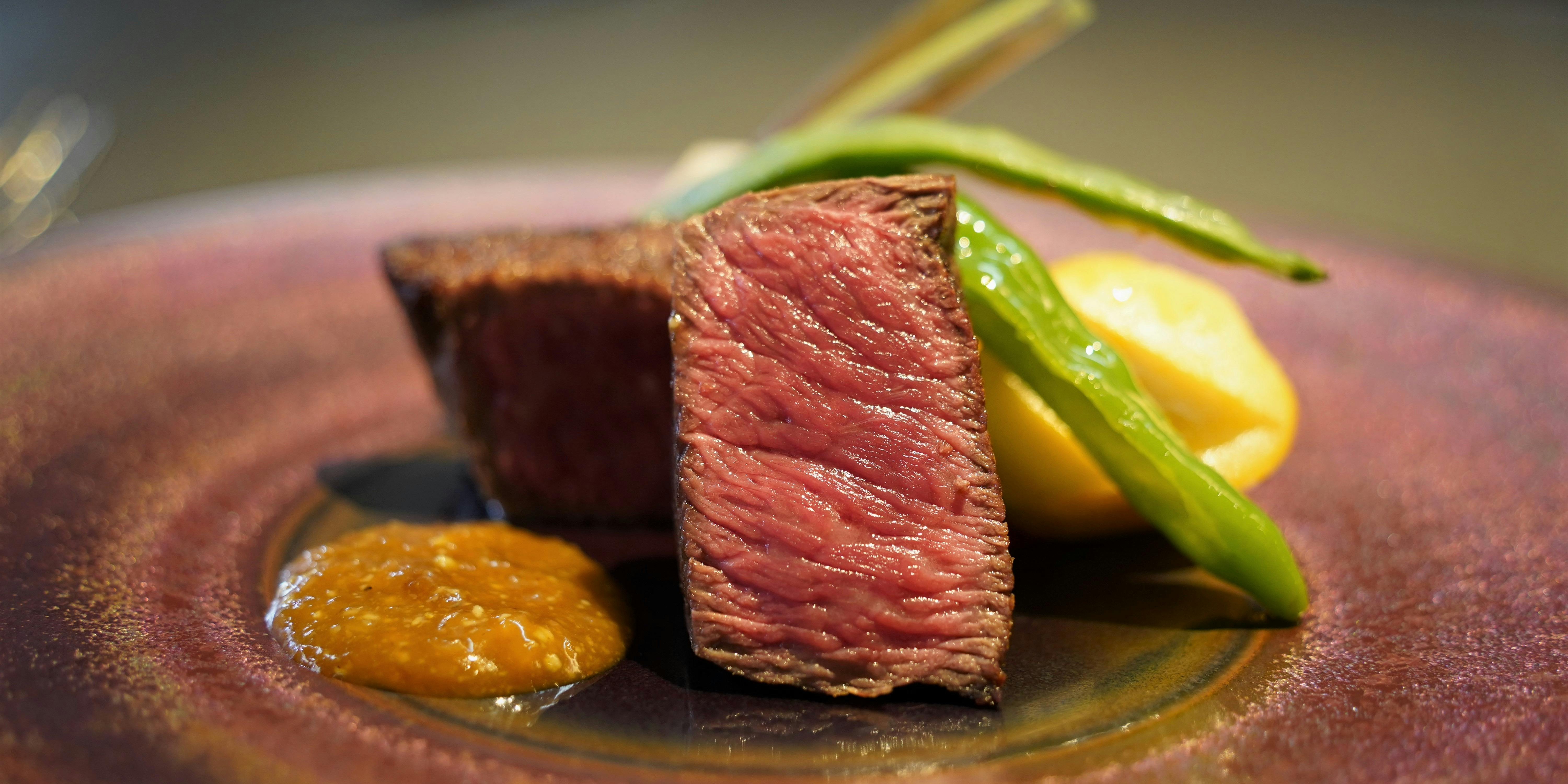 【Menu Rose～Rose～】Kuroge Wagyu Steak and 5 other dishes
