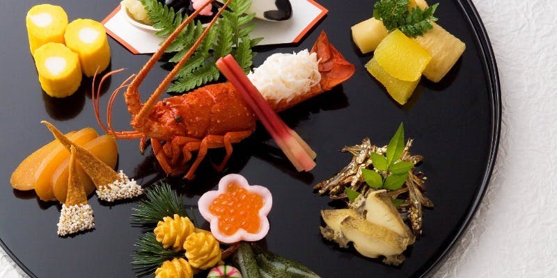 【祝會席】將「時令食材」盛於「慶祝器皿」之上的全7道佳餚
