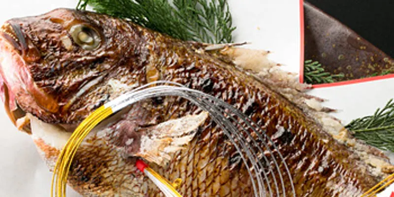 "Celebration Course" Engagement, Meeting, Celebration with Grilled Sea Bream Course, 9 dishes in total.
