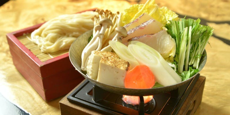 【宴会/飲み放題】春の宴会プラン 料理6品（逸品・天麩羅・うどんすきなど）＋2時間飲み放題付き