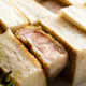 가장 인기 있는 두툼한 「ぶどう豚ロースカツサンド」 라이트 밀 플랜