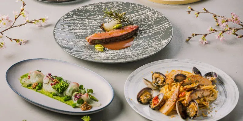 Facile Course: A full course of 5 dishes from appetizer to dessert