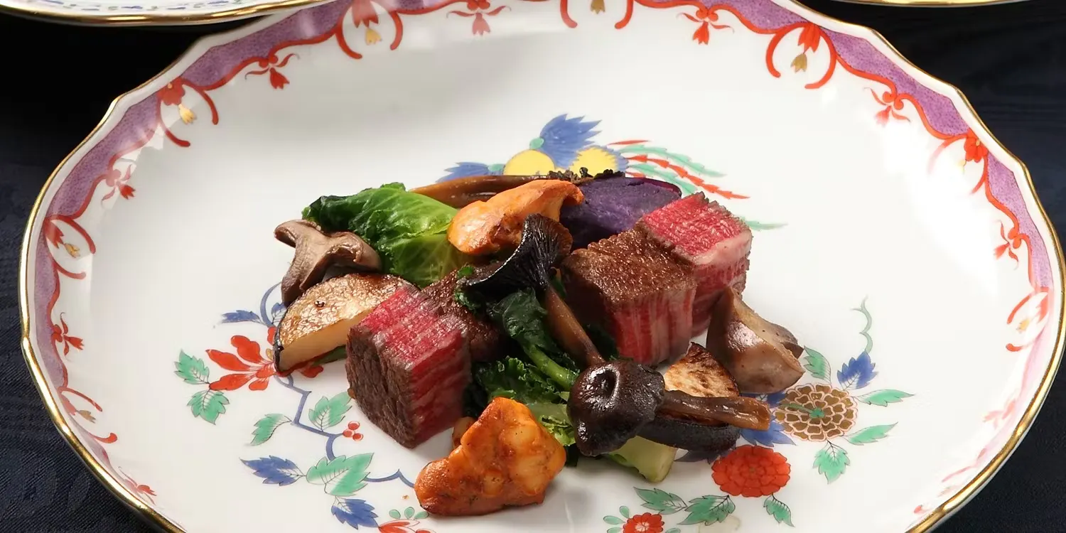 【メインは黒毛和牛】贅沢にメインディッシュは仙台牛！お昼のショートコース　全4品