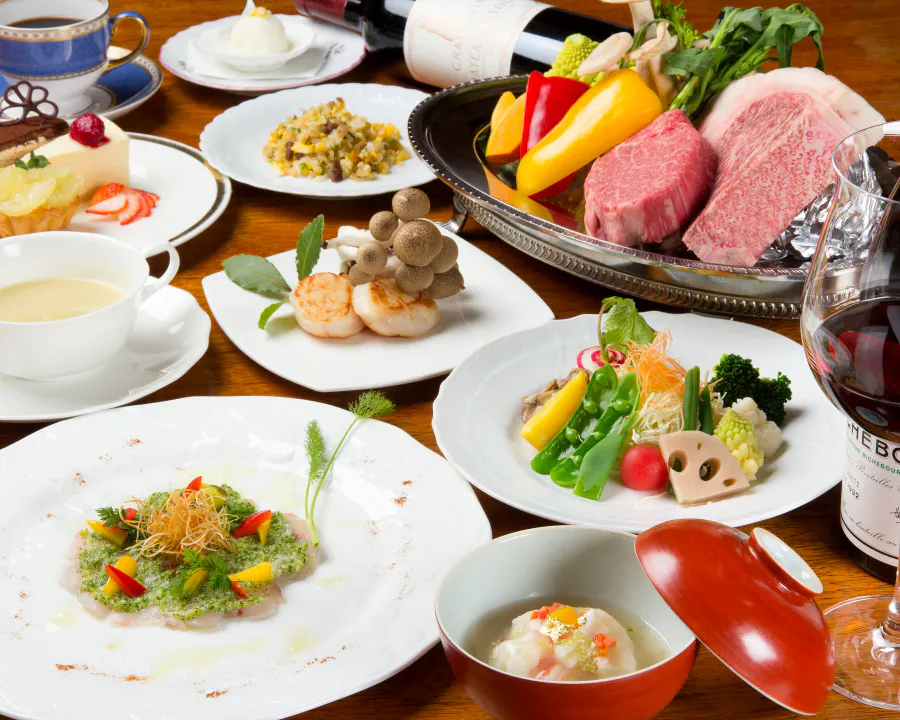 【海鲜晚餐套餐】海鲜和肉类的盛宴 全九道菜