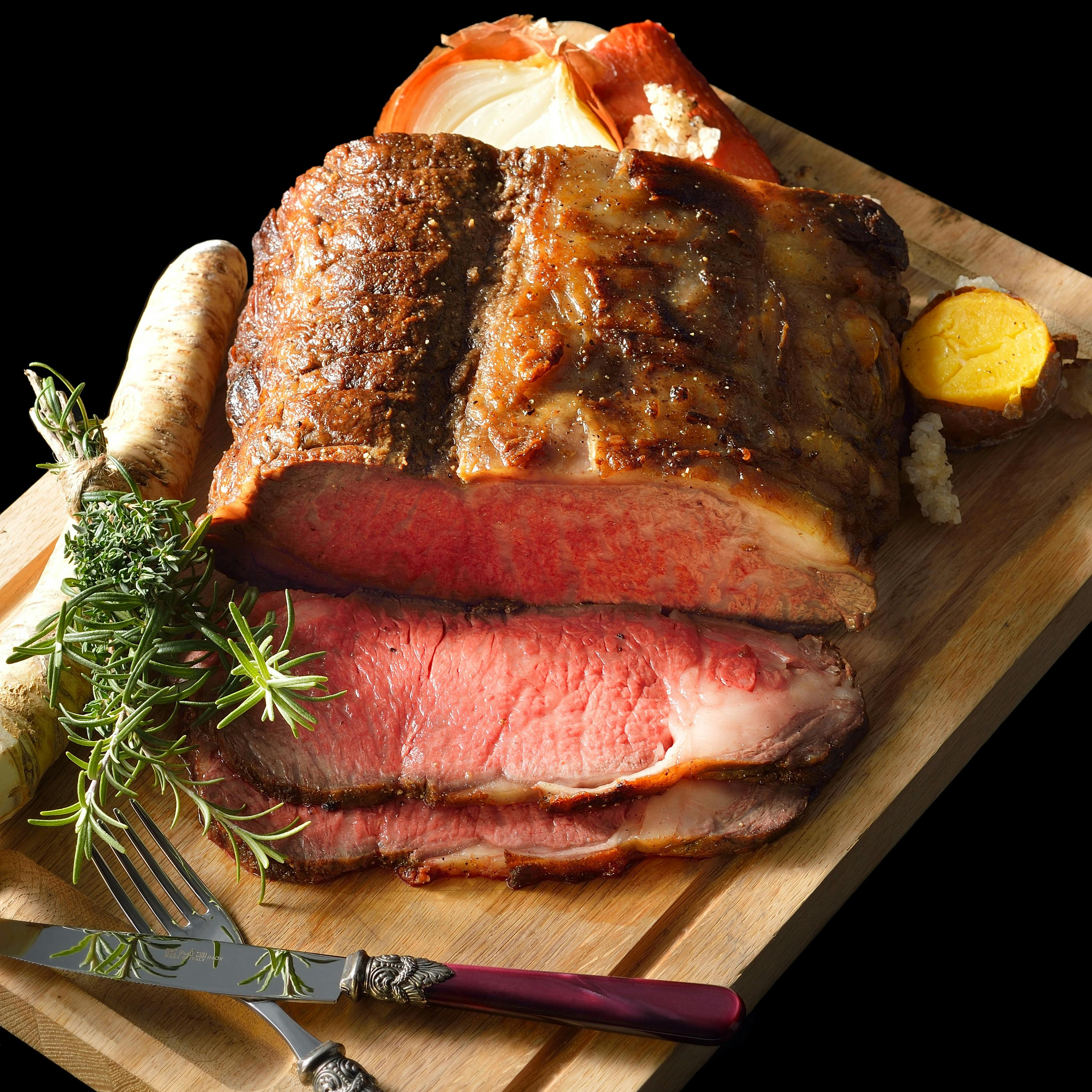【MENU B】時令美味與國產牛烤牛肉等共6道料理