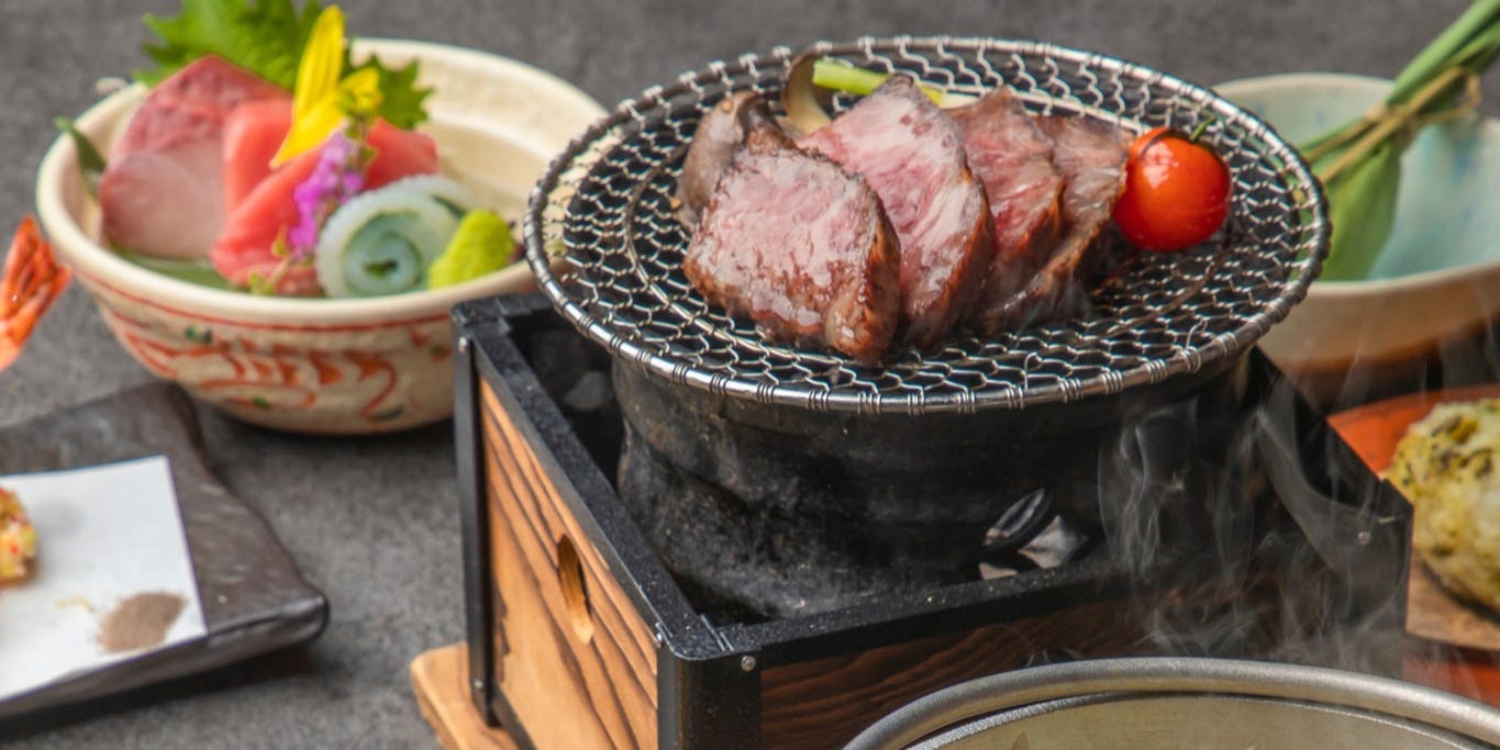 [Kiwami Course] 10 Luxurious Dishes Including Domestic Beef, Grilled Abalone, and Seafood Rice Bowl with Bluefin Tuna