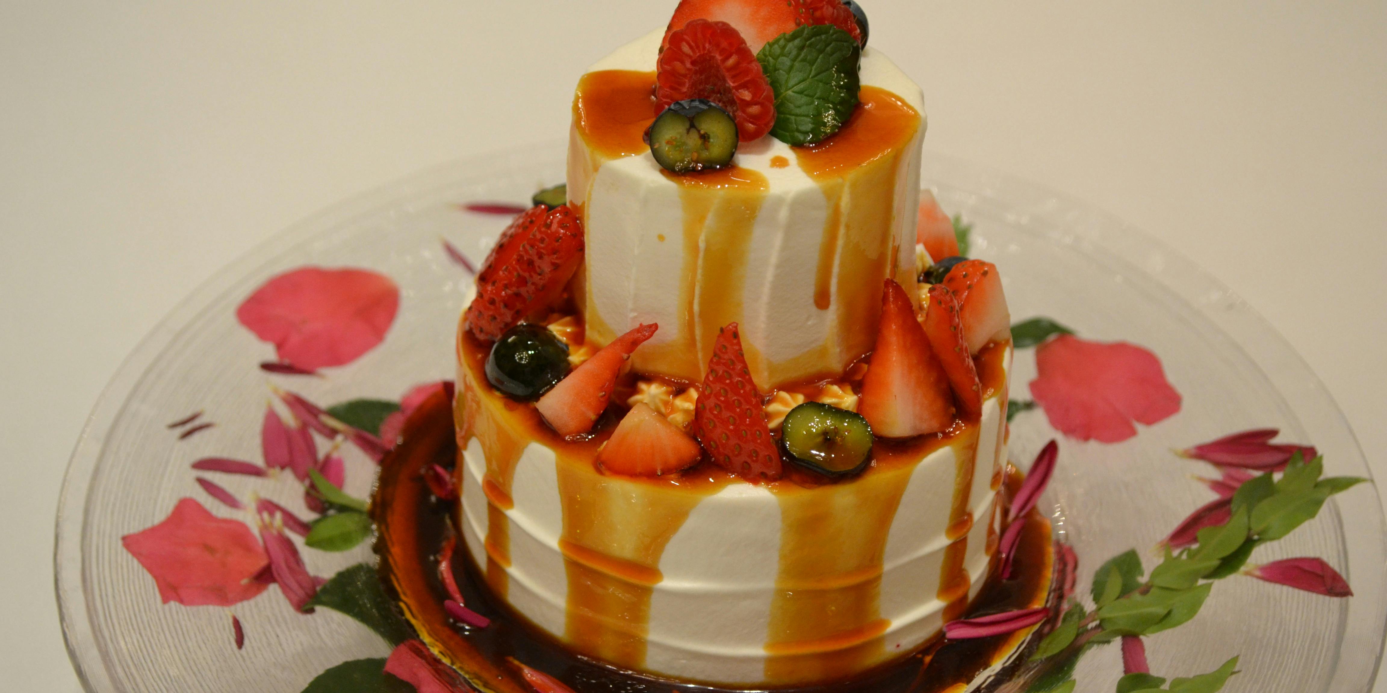 [Anniversary Plan] Classic Course, Original Non-Alcoholic Cocktails, Drop Cake