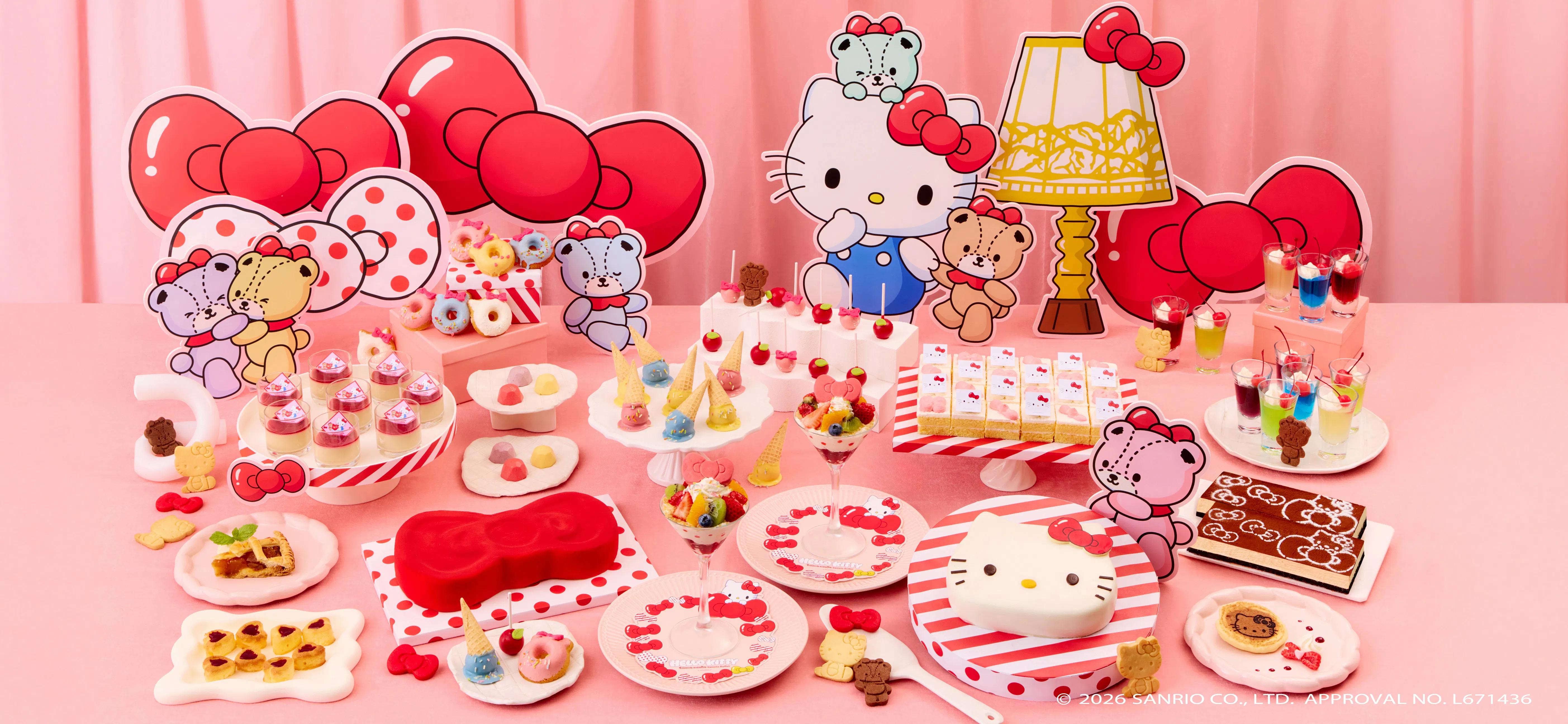HELLO KITTY RIBBON RIBBON Sweets Buffet