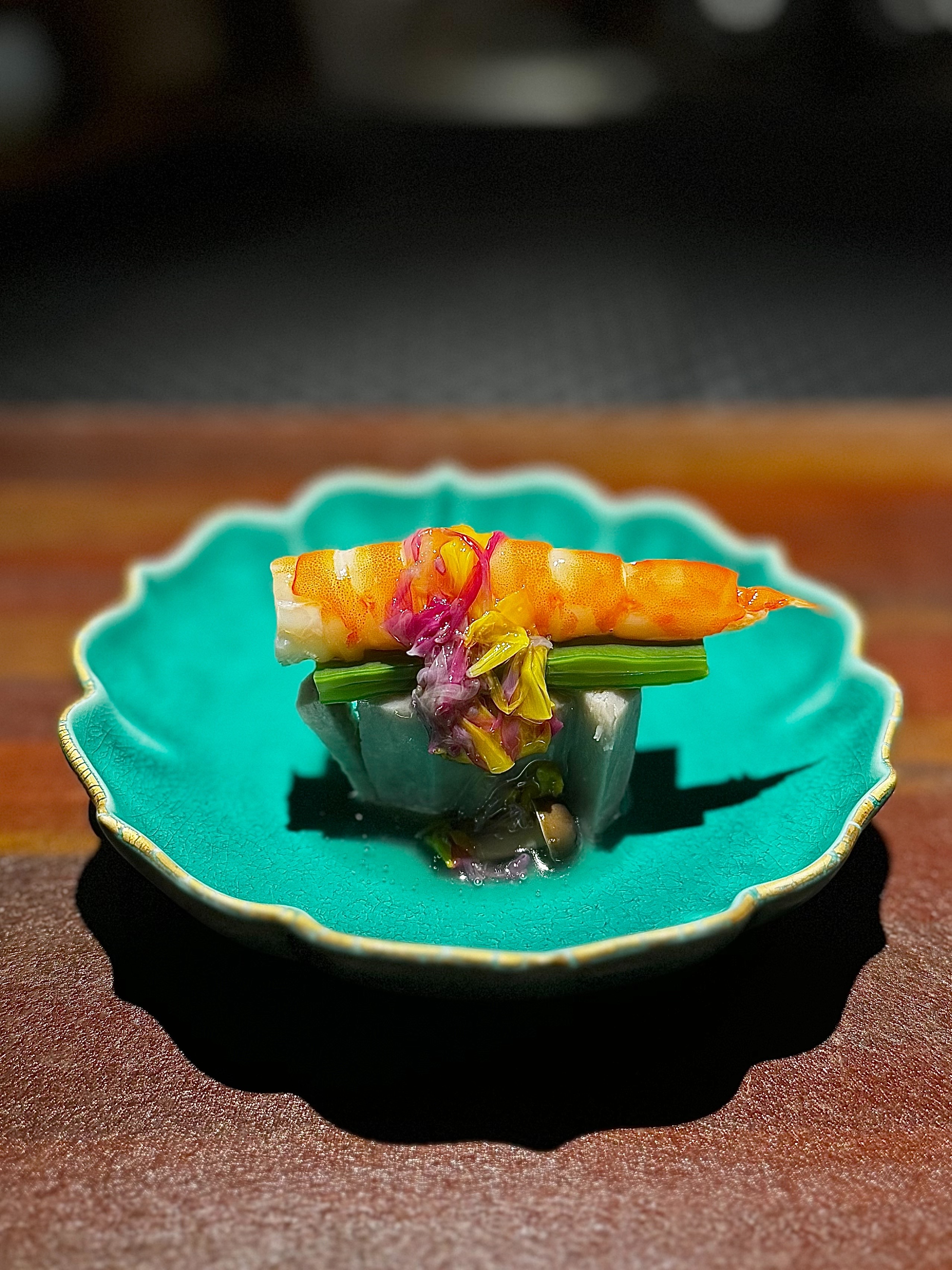 8-course lunch menu