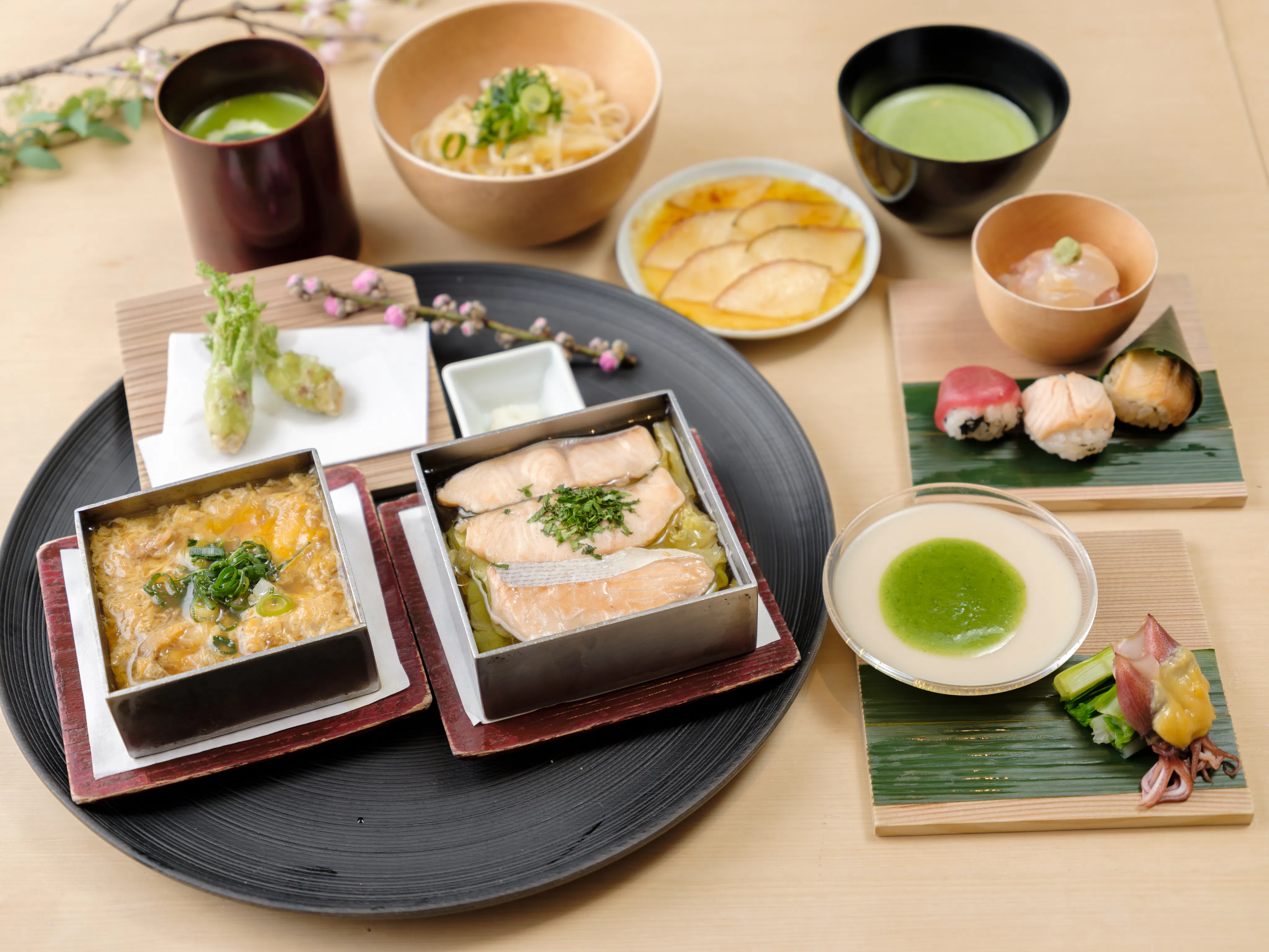 【銀杏葉の盆】コース 全6品