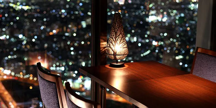 星空の中へ