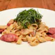 【ダブルメイン】 チキン&ポーク+鰹節和風パスタ他(飲み放題120分)