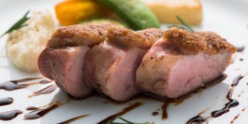 [[Lunch Course with Main]] Appetizer, Pasta, Main, Dessert, and More - Total of 5 Dishes