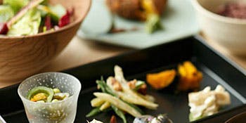 【輕食套餐】享用新鮮採摘對身體友好的蔬菜，全五道菜