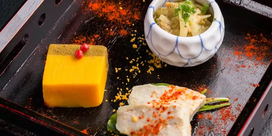 Kaiseki Course - 9 Dishes: Includes Salted Koji Grilled Chicken, Tempura, and More