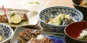 【竹】時令食材套餐／烤牛舌、鹽烤大蝦　全10道菜