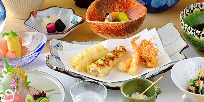 【天ぷらご堪能コース】天ぷら「14種」厳選食材をご堪能