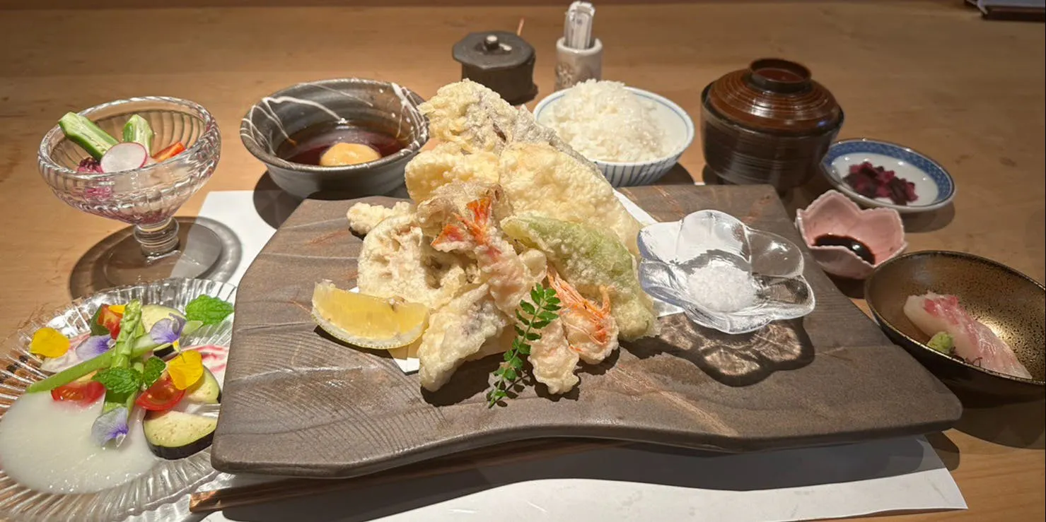 【天婦羅 御膳】天ぷら「9種」厳選食材をご堪能