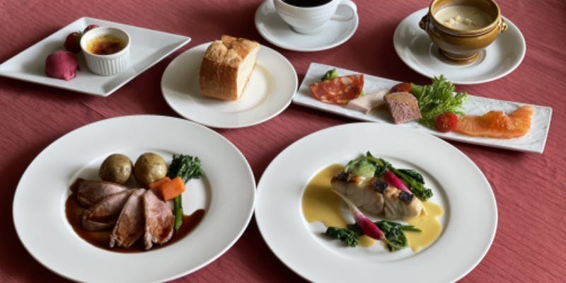 【Bランチ】魚＆肉のWメインなど全5品