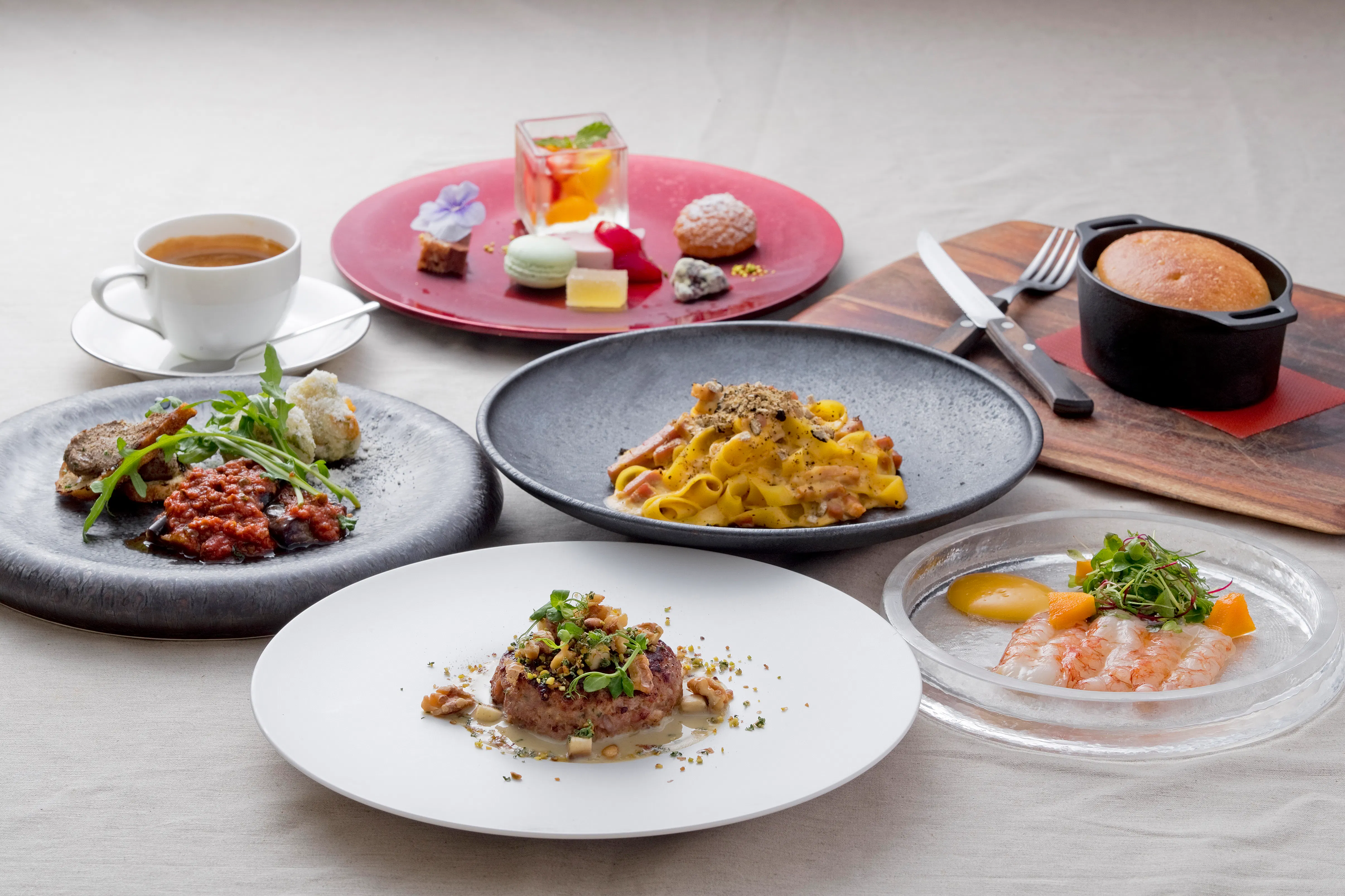 【Sumile Dinner A】Standard course with six dishes to enjoy Sumile Italian cuisine