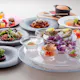 【Sumile Dinner C】スペシャリテ“魚介のスミレプレート”、黒毛和牛イチボのタリアータなど全7品
