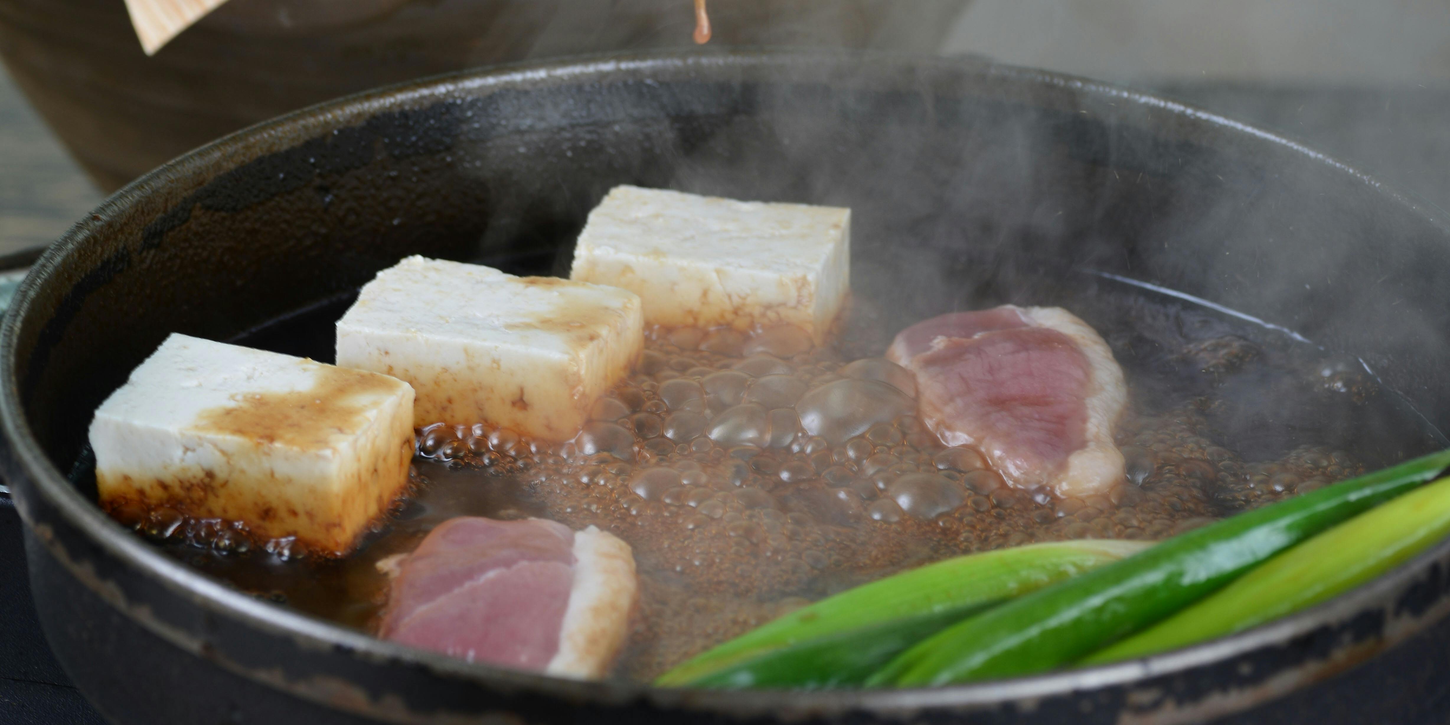  【本気の鴨コース】鴨すき焼きがメイン