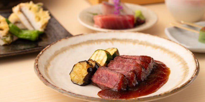[For Business Dinners or Girls' Nights] Hana Course: 8 Dishes Including Seared Wagyu Beef and Clay Pot-Cooked Red Sea Bream Rice