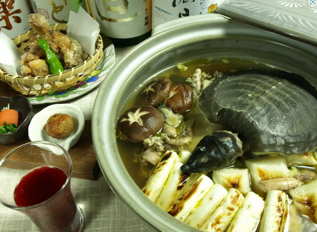 [Soft-Shell Turtle Course] Deep-Fried Soft-Shell Turtle, Whole Turtle Hot Pot, Rice Porridge, and More - Total of 7 Dishes