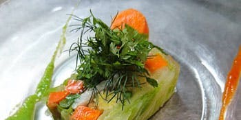 【MENU C】前菜・濃湯・肉類及魚類雙重主菜 等共5道菜品