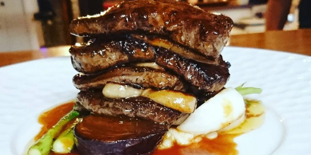 Special full course with the main attraction, "Beef Fillet and Foie Gras Mille-Feuille".