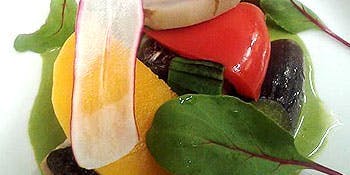 【ランチ】有機野菜サラダ、選べるメインなど全5品
