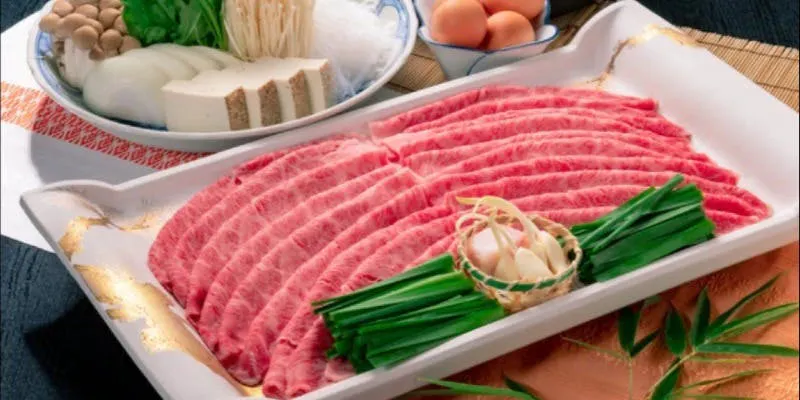 【久作鍋課程】博多和牛角叉肉（A4）的精力壽喜燒等共8道菜