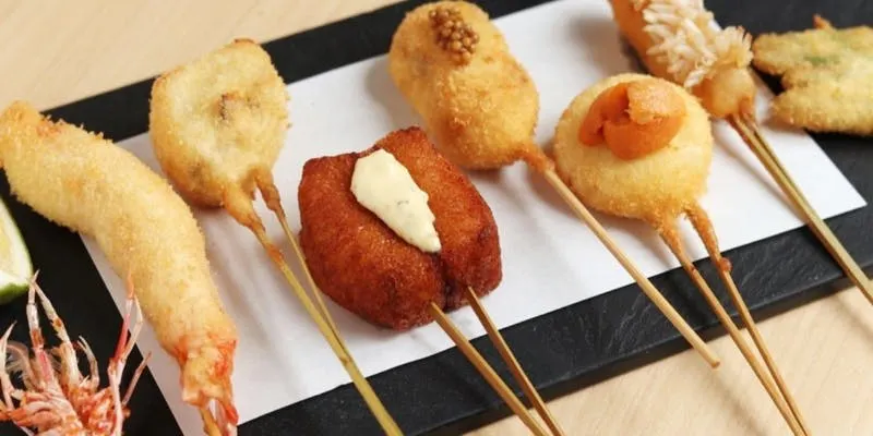 【シェフのおまかせコース】季節の厳選食材をふんだんに使用した前菜、串揚げからデザートまでを堪能!