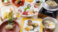 "Delicious Kaiseki" with aperitif, grilled dishes, fried dishes, sweets, etc. - 9 dishes in totalの画像