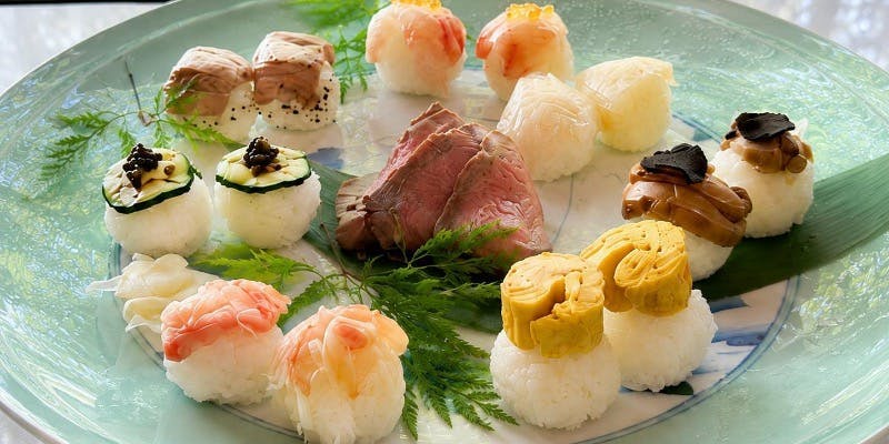 [World’s Three Great Delicacies Temari Sushi] Special Course