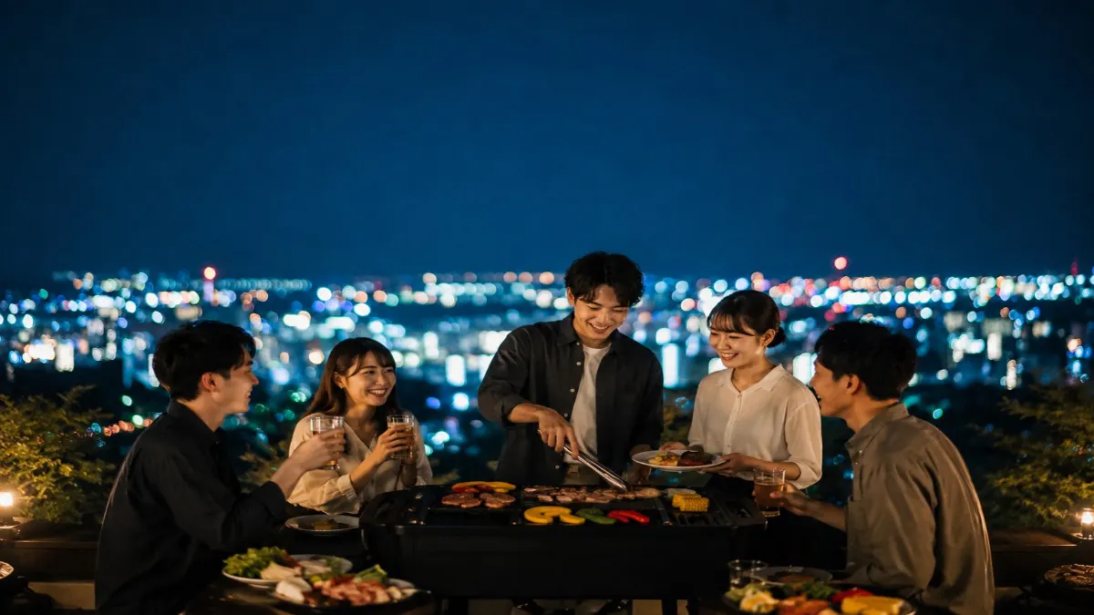 【1日1組限定】夜景貸切プレミアムグリルビアガーデン