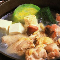 京地鶏の水炊きコース 【※前日までの要予約】