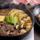 ◆軽やかに楽しむ◆ 国産牛のすき焼き 6,900円 | 軽めのお集まりに使いやすい鍋コース