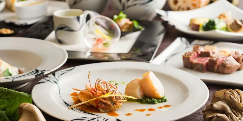 秋月晚餐35,000円套餐