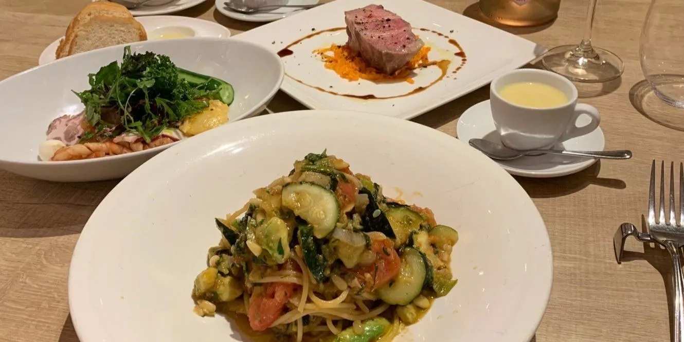 ＜ランチ＞【Cコース】選べるパスタほか、本日のメイン・肉料理とデザート付きの贅沢プラン