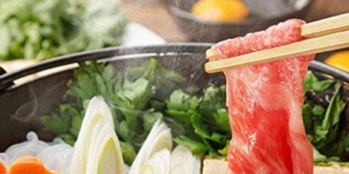 [Black Wagyu Sukiyaki Set] Includes 2-hour all-you-can-drink! Total of 3 items