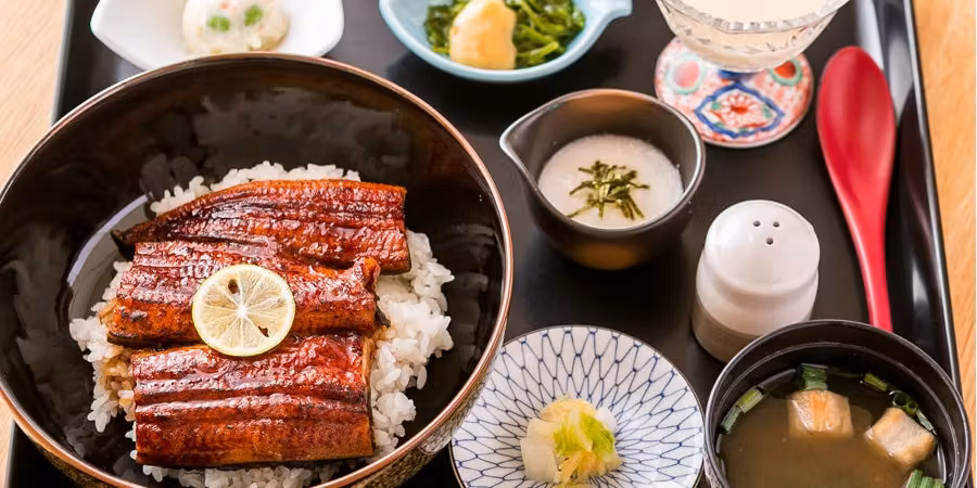  【銀座 すが家 お昼の定食】うなぎとろろ丼