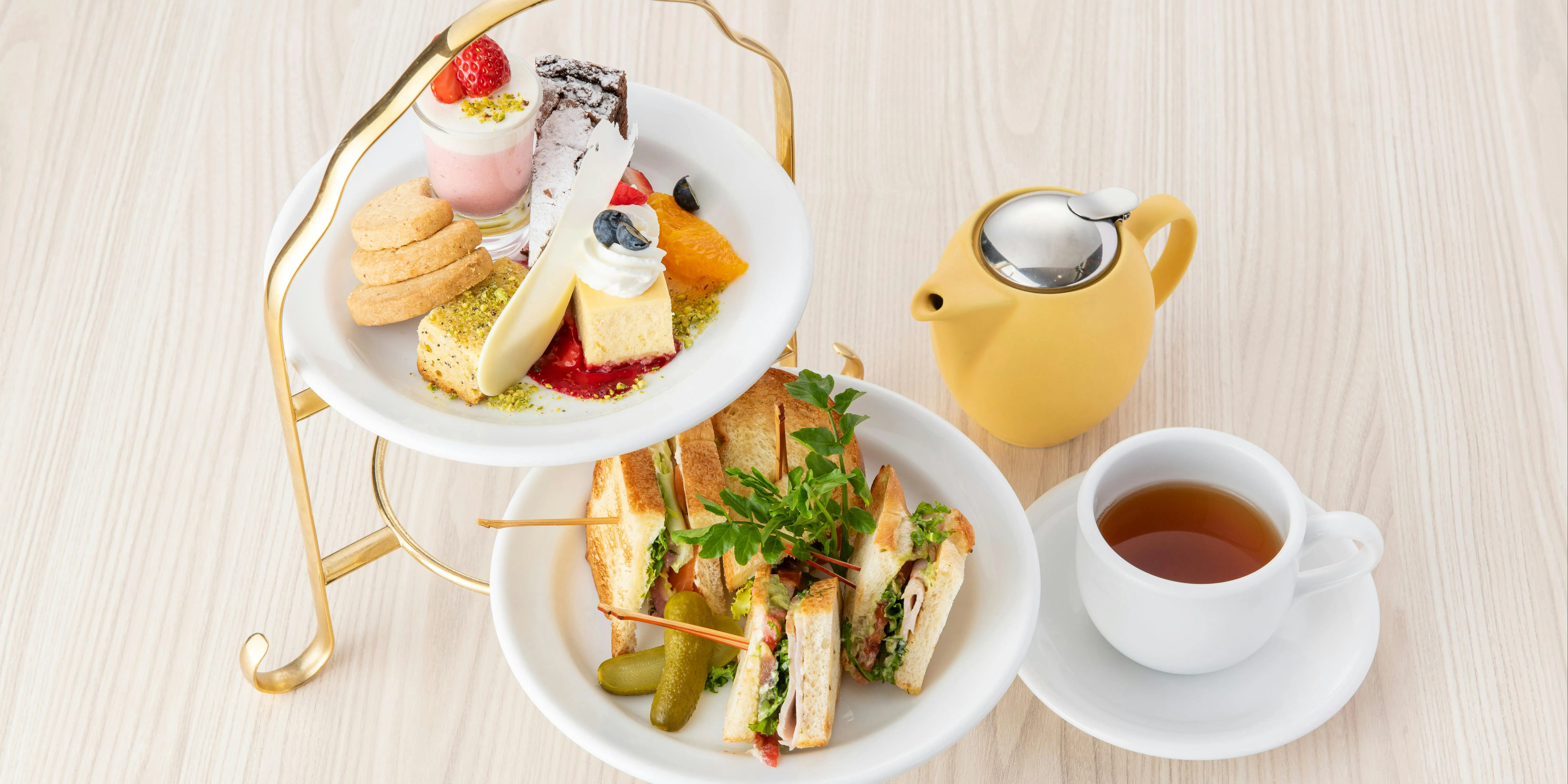 （2月28日までご予約専用）アフタヌーンティープラン　コーヒー紅茶お替り自由＆茶葉交換可