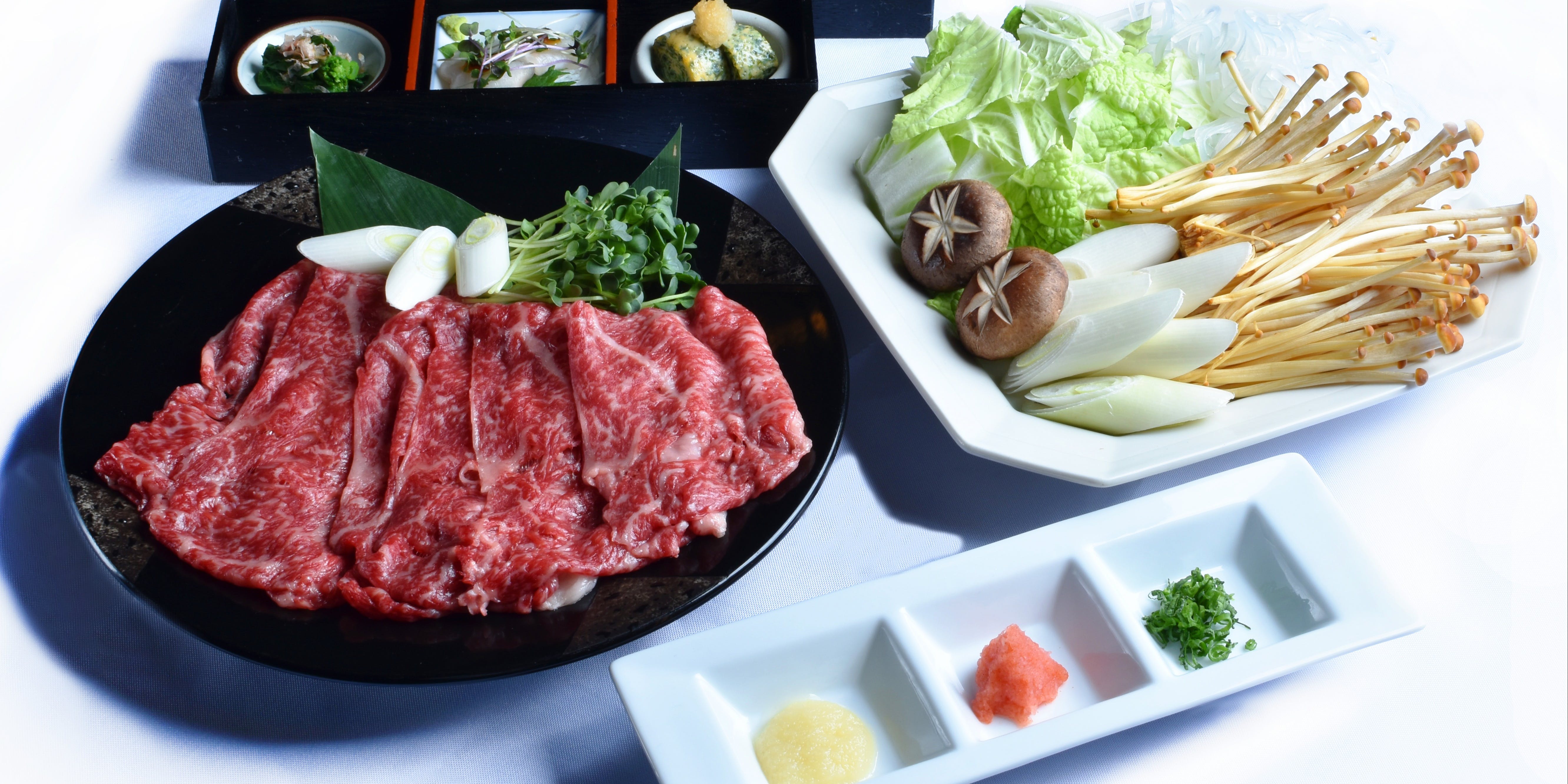 【しゃぶしゃぶ】鉄板処の特撰黒毛和牛を堪能！〆にはお好み焼きまで！全5品 お1人様～OK（1日2組限定）