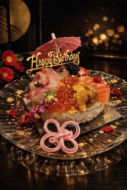 Sunday/Public Holiday Exclusive: Tsubaki Course with Special Seafood Birthday Sushi