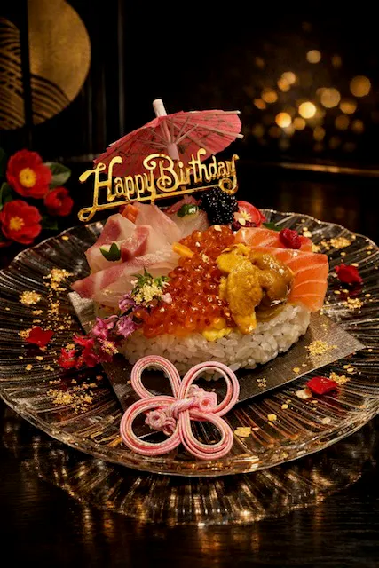Sunday/Public Holiday Exclusive: Tsubaki Course with Special Seafood Birthday Sushi