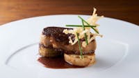 [Orchid Course] Our most popular full course, enjoy pan-seared foie gras along with fish and meat dishes.の画像